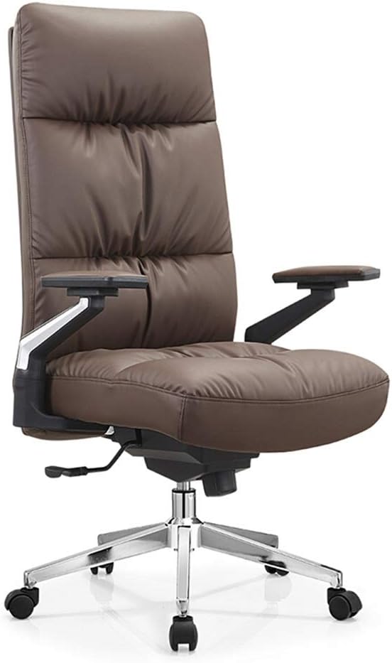ChengBeautiful Silla De Oficina Ajuste De Mobiliario De Oficina Sillón Que Comprende Una Altura Ajustable Silla Sillas Zhongban Equipo Silla De Oficina (Color : Marrón, tamaño : 90x50x64cm)