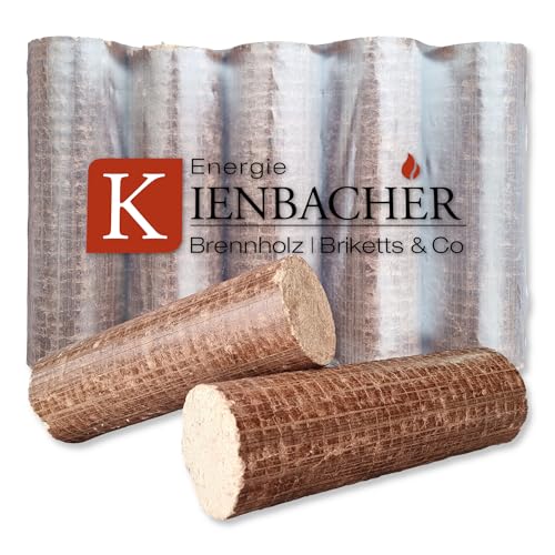 Energie Kienbacher® Nestro Holzbrikett 30 kg im Paket TOP Hartholzbriketts aus Buche/Eiche Kamin Ofen Heizen Holz Gluthalter Brennholz Ofenbriketts Kaminbriketts Premium Öko (3 x 10 kg)