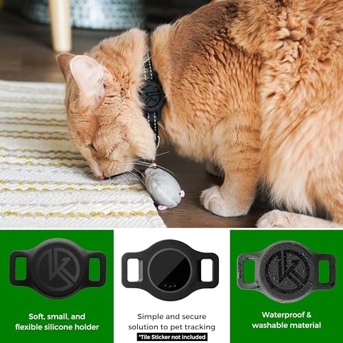 Étui pour chat Life360 violet compatible traceurs iPhone Samsung et Android - 5