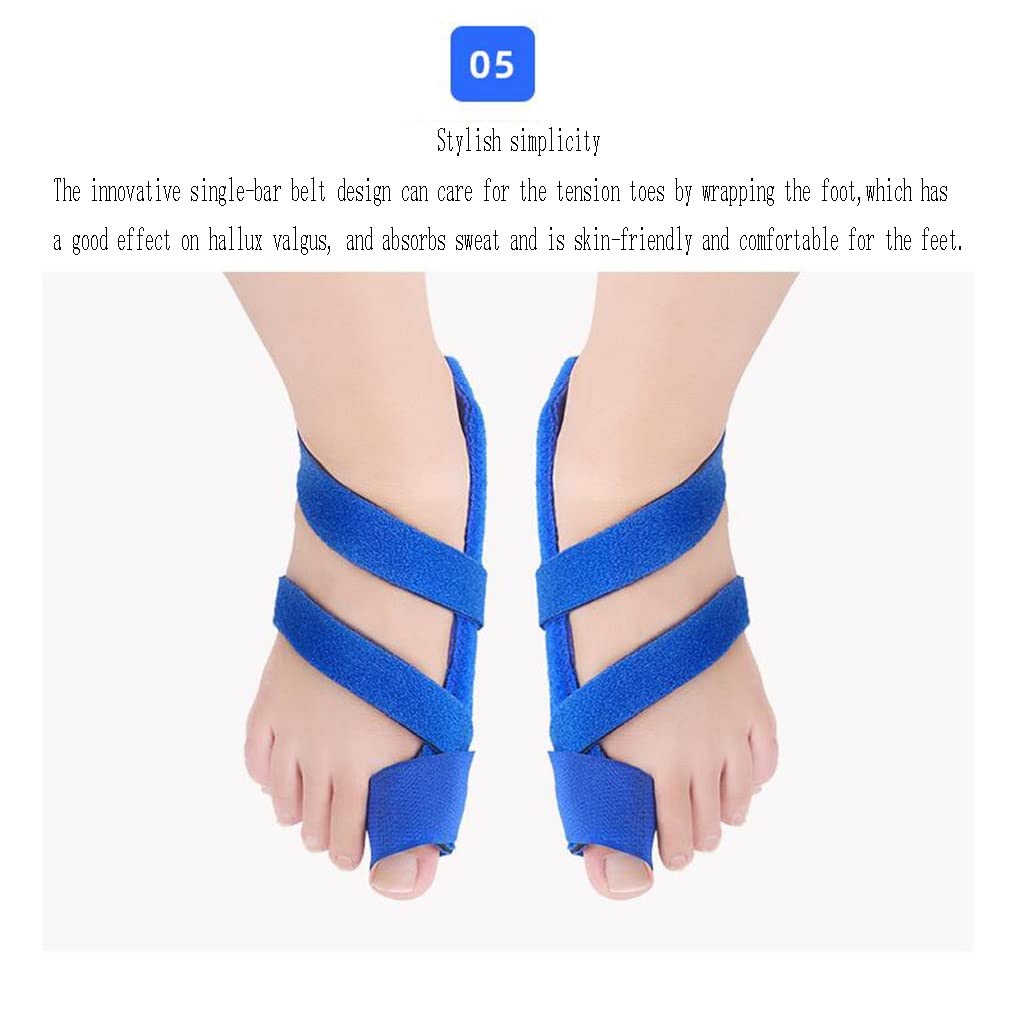 Cinturón de corrección del Dedo Plantillas para Huesos del pie Grande, cómodas y duraderas para ortesis de Alivio del Dolor con Separador de Ayuda en valgo, para aliviar Las Herramientas de Cuidado