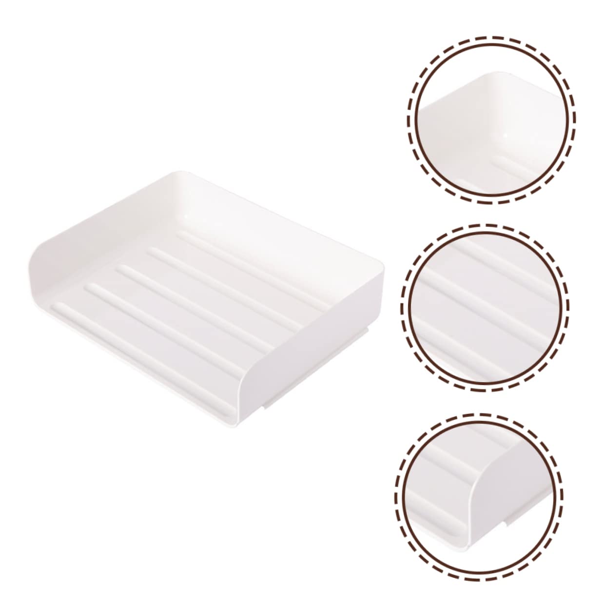 NUOBESTY 2 Pezzi Organizer Scrivania Impilabile Plastica Vassoio Documenti e Multi Scomparti per Ufficio e Casa Resistente e Facile Usare