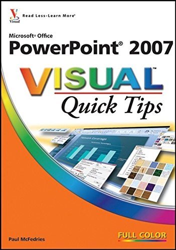 Télécharger PowerPoint 2007 Visual Quick Tips by Paul McFedries (2007-01-10) Livre eBook France