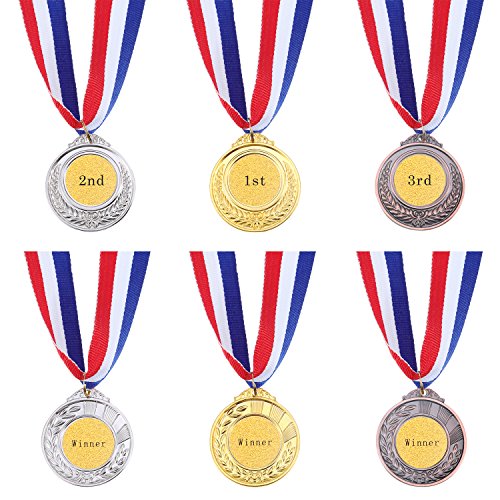 12 Pezzi Oro Argento Bronzo Stile Olimpico