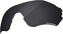 Lentes de substituição compatíveis com óculos de sol Oakley EVZero Range OO9327 - preto oculto - polarizado