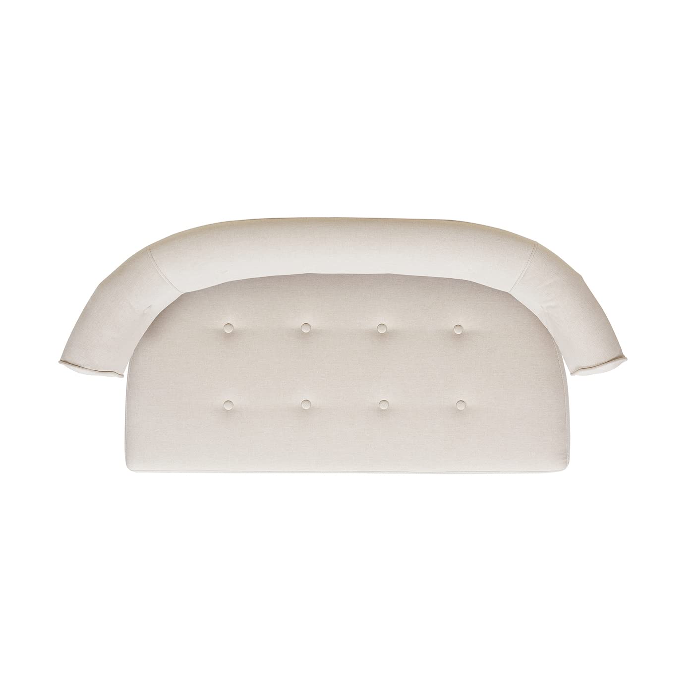 Jennifer Taylor Mason Camel Brown Beige Performance Velvet 60.5 In. Arched Arm Bedroom Bench With Bolster Pillows Hmvn 85850