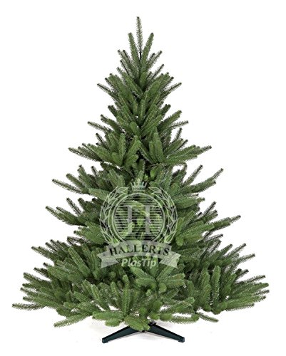 Original Hallerts® Spritzguss Weihnachtsbaum Bolton 150 cm als Edel Nordmanntanne - Christbaum zu 100% in Spritzguss PlasTip® Qualität - schwer entflammbar nach B1 Norm, Material TÜV und SGS geprüft Cover