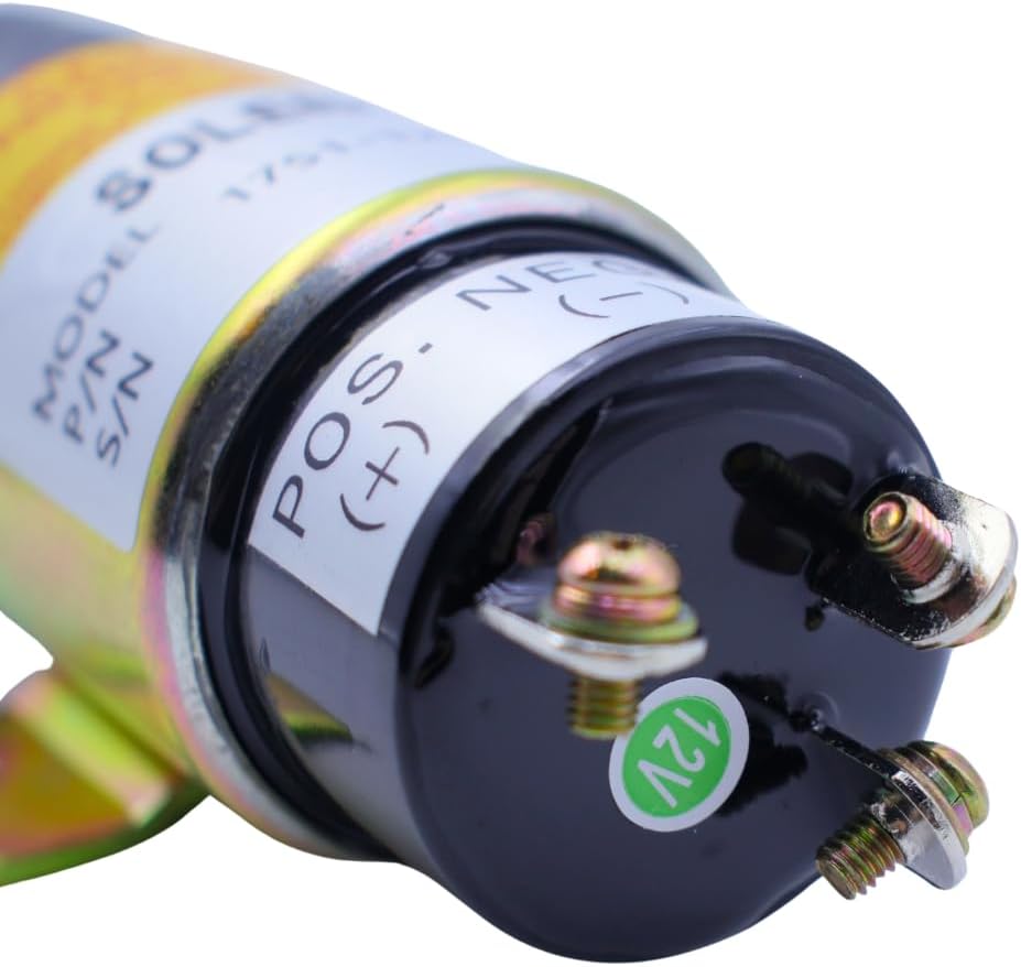 1751-12E6U1B1 12V Shut Down Solenoid Valve compatible with Woodward Shutdown Engine #1700-2530 1700-2556 1751-12E6U1B1S1A