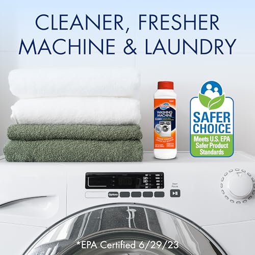glisten washing machine cleaner helps remove odor buildup and limescale fresh scent made in the usa 12 ounce bottle 3-pack