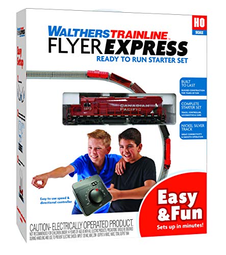 Walthers HO Scale Model, Flyer Express Train Set - CSX -Standard DC