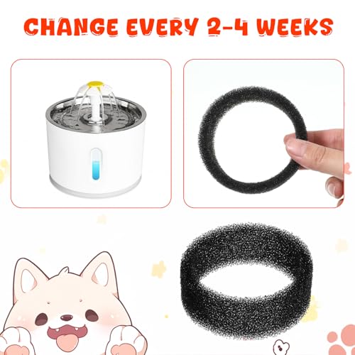 Filtros de Repuesto para Fuente de Agua para Gatos, 8 Piezas miniatura 4