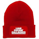 Dibbs Clothing Liam Gallagher Why Not As You were Indie Rockstar As It was - Gorro de lana, color rojo