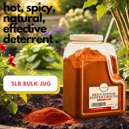 Sweeler Bulk Red Ground Cayenne Pepper 5LB for Extreme Heat Kitchen & Wildlife Deterrent