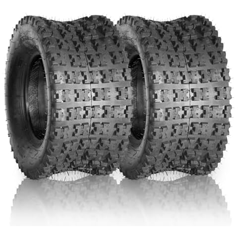 MOTOOS Set of 2 20x10-10 ATV UTV all-terrain Tires 20x10x10 20/10/10 4PR Tubeless Sports Tires Cover