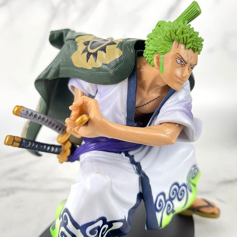 ワンピース ゾロ フィギュア　特効着物アニメフィギュア置物 (三千世界) Amazon.co.jp: 着物バトルエディションゾロフィギュア