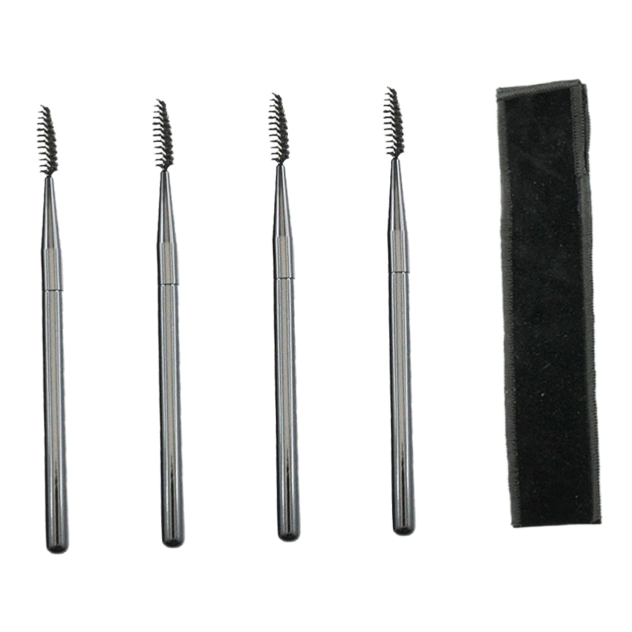 VICASKY 4pcs Eyelash Combs Eyelash Curlers Comb Spoolie Wands for Extensions Brow Lift Applicator Eyebrow Brush Set