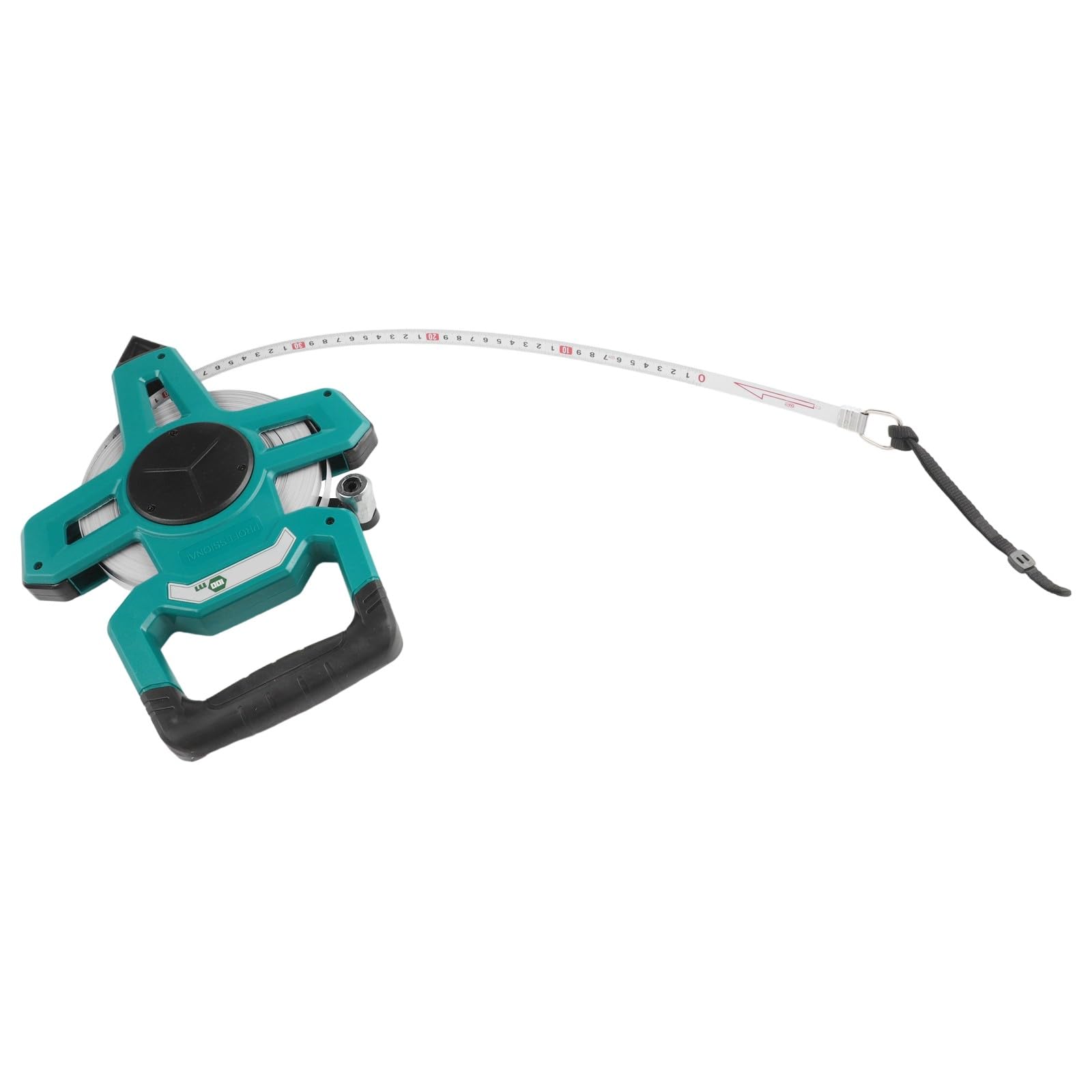 FACAIIO Mètre ruban d'ingénierie portable 30/50/100 m pour mesure au sol en acier inoxydable, traité thermiquement, vert