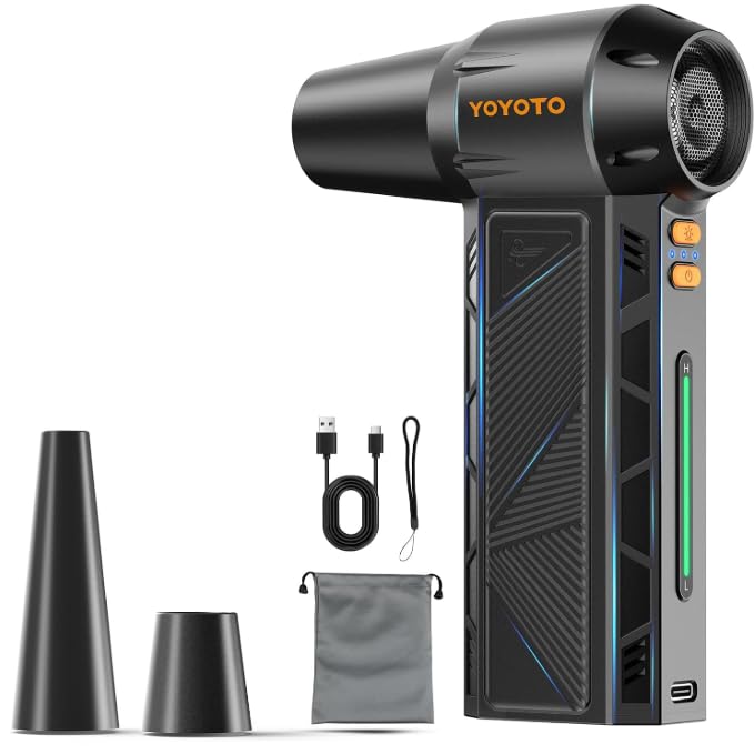 Compressed Air Duster 300000RPM Powerful Electric Air Duster Rechargeable - image 1