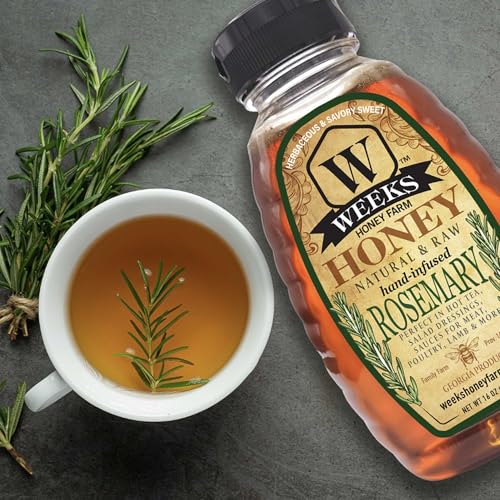 Miel artesana infusionada con romero 16oz miniatura 4