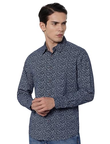 Image of Pepe Jeans Men's Casual Shirt | Trendy Printed Shirt for Men| Regular Fit | Full Sleeve | Available in Plus Size, Cotton