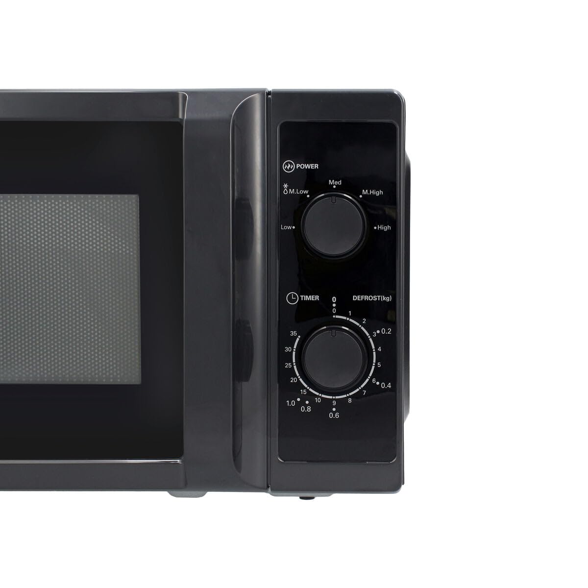 TM Electron TMPMW002BLK EASYWAVE Kuchenka mikrofalowa o pojemności 20 litrów, 700W, 5 poziomów mocy, funkcja rozmrażania i minutnik 35 min, kolor czarny