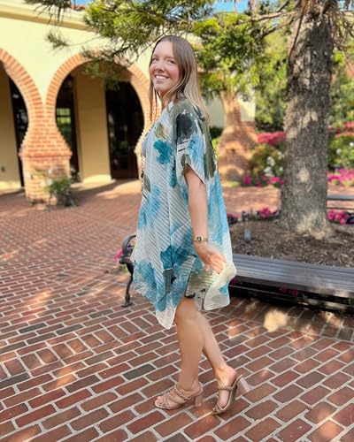Image of Humble Hilo Womens Kimono Cardigan Sleeveless Lightweight Cover Up Casual & Flowy, 2 Sizes