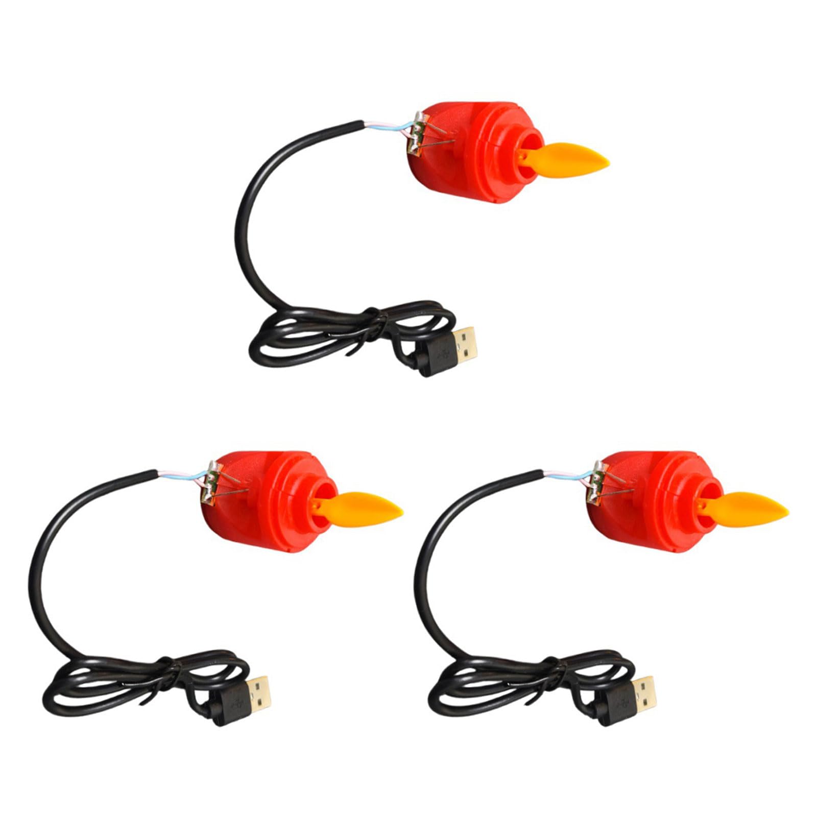 Xjdzineq Realistic Flameless LED Flickering Light with USB Power Plastics LED Light for Home Decorating and Parties USB Fluttering