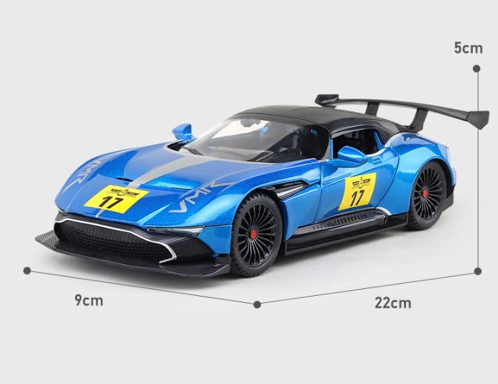 Image of Invite Enterprise 1:22 Aston Marttin Model Car with Box, Zinc Alloy Pull Back Toy car with Sound and Light Ornaments Boy Toy Cars Scale Model Car 【Colors as Per Stock】