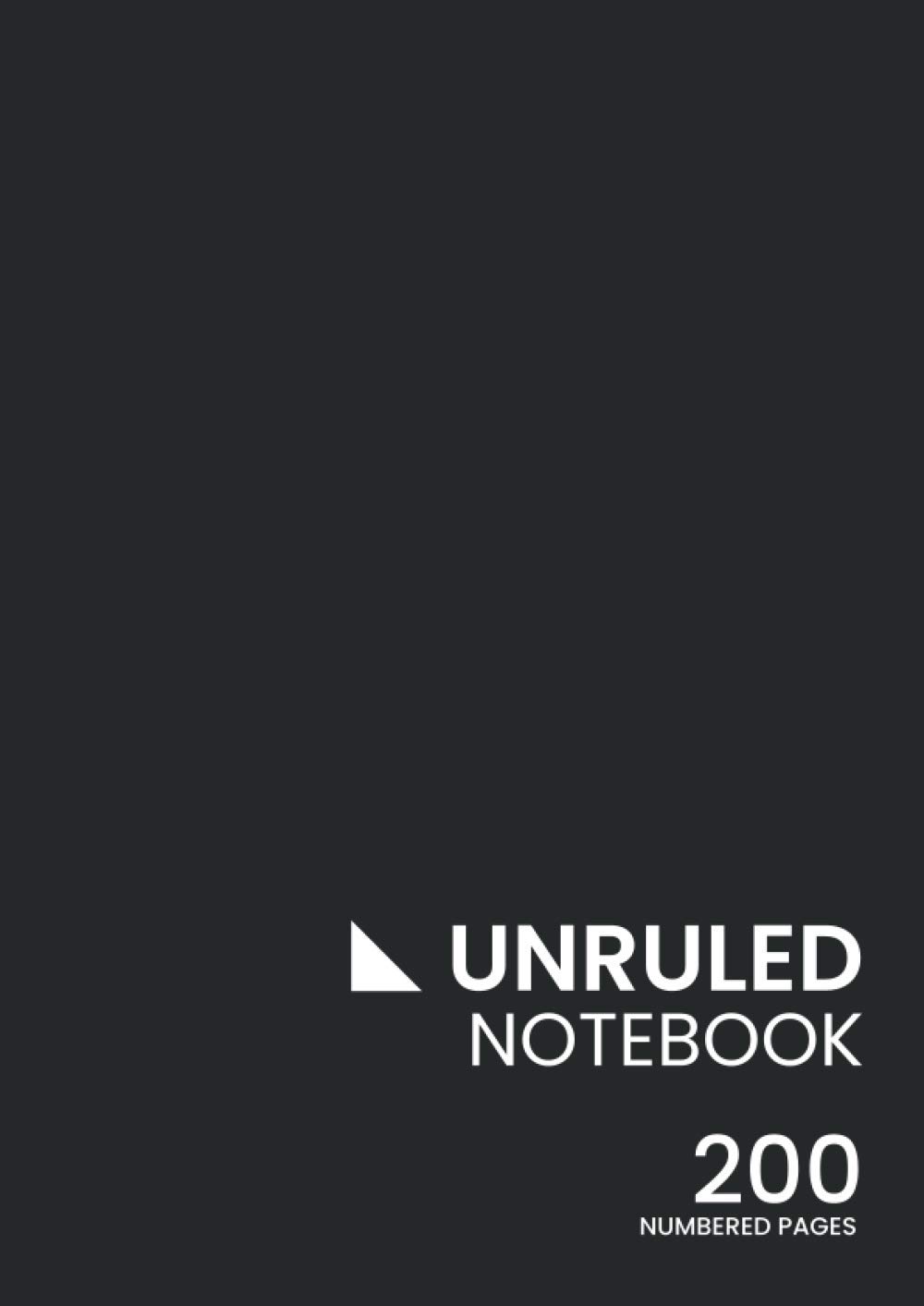 Unruled Notebook: A4 Unlined Notebook Paper