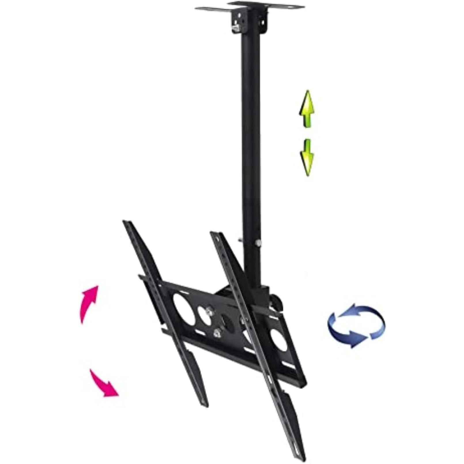 テレビ天吊り金具 テレビ天井吊り金具26-55インチ360°回転左右上下角度調節 Amazon.co.jp: テレビ天吊り金具 テレビ天井吊り金具 26-55