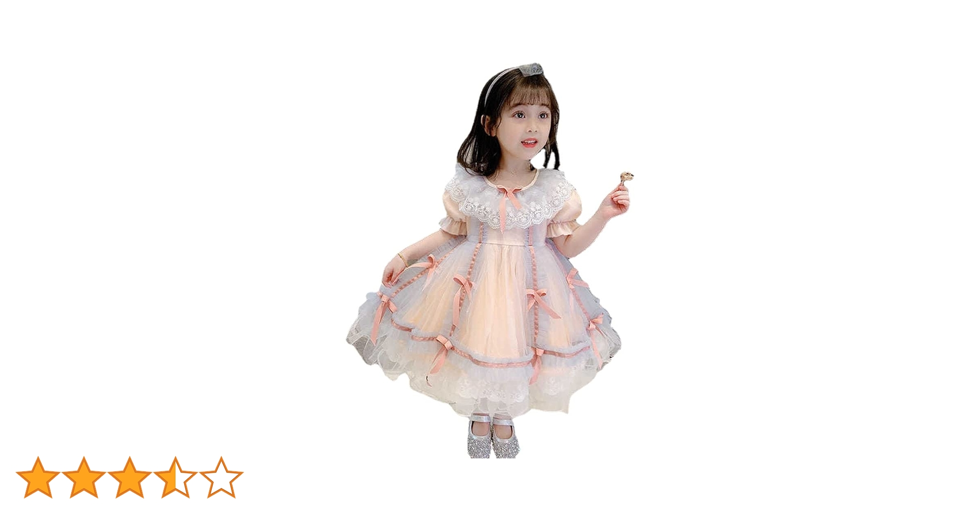 二科会会員・齋藤三郎　人気の赤いドレスの少女 子供ドレス ピアノ 発表会 ドレス 女の子ロングドレス 結婚式