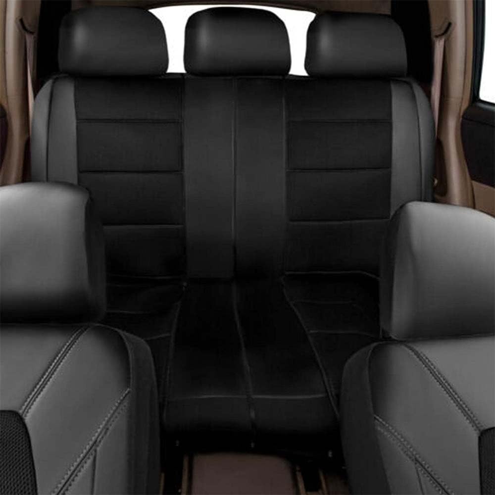 ZAPORA Cuero Funda Asiento Coche, para Citroen Berlingo Multispace 2008-2018 Impermeable Completo Juegos Cubreasientos Protectores Interior Accesorios,A