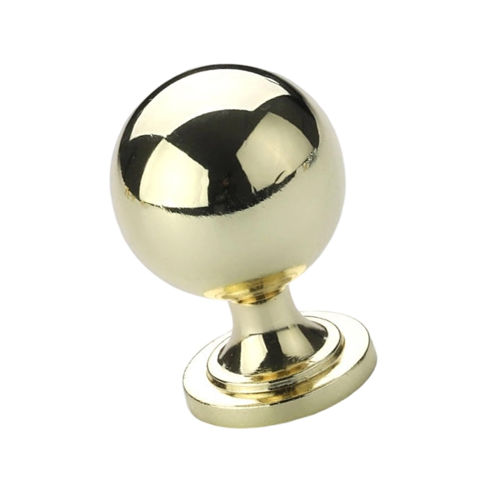 Tsophreniq Gold 6Pcs Zincs Alloy Dressers Knob Kitchen Cabinet Door Handle Wardrobe Pulls Round Ball Drawer Knob Furniture Hardware Round Ball Shape Drawer Handles Dressers Replacement