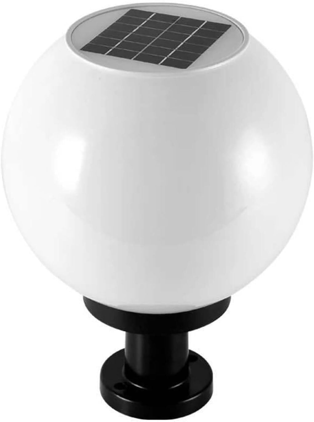 Global Garden Pillar Light Wodoodporna Solarna Lampa Słupkowa Zewnętrzna Lampa Uliczna Oświetlenie Krajobrazu(35cm)