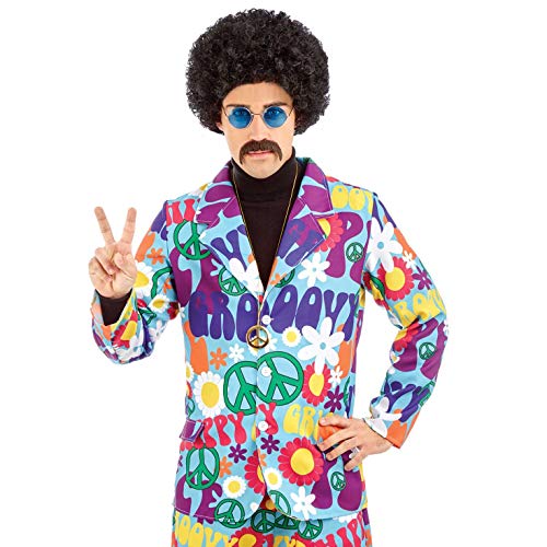 Fun Shack FN4420XL-US-450-XL Mens 70S Groovy Hippie Costume Adults 60S Flower Power Hippy Suit thumb #1