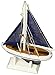 Hampton Nautical Blue Sailboat with Blue Sails Christmas Tree Ornament 9