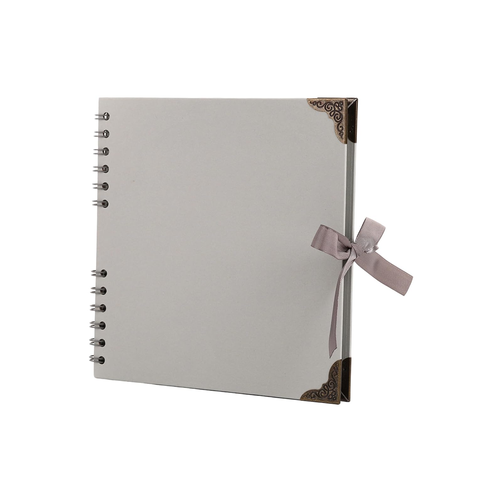 Tsophreniq Pages Scrapbook Photo Album 8inch Square Size Customizable Memories Book with Ribbon Birthday Paper Photo Album