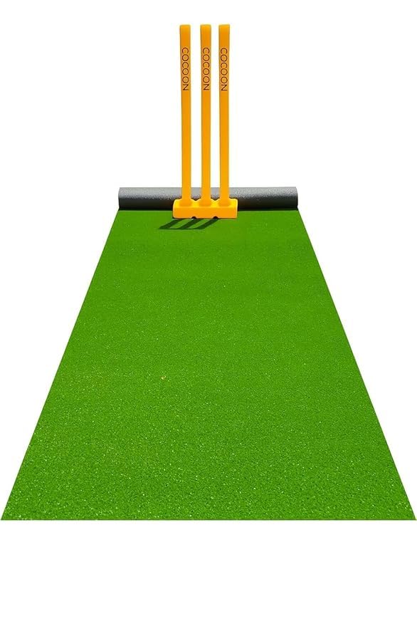 Harbour Turf Cricket Mat Pitch | Indoor & Outdoor Synthetic Turf | APT Asia Pacific Imported | Durable Practice Cricket Mat for All Surfaces (3 Feet X15 Feet)-picture-13