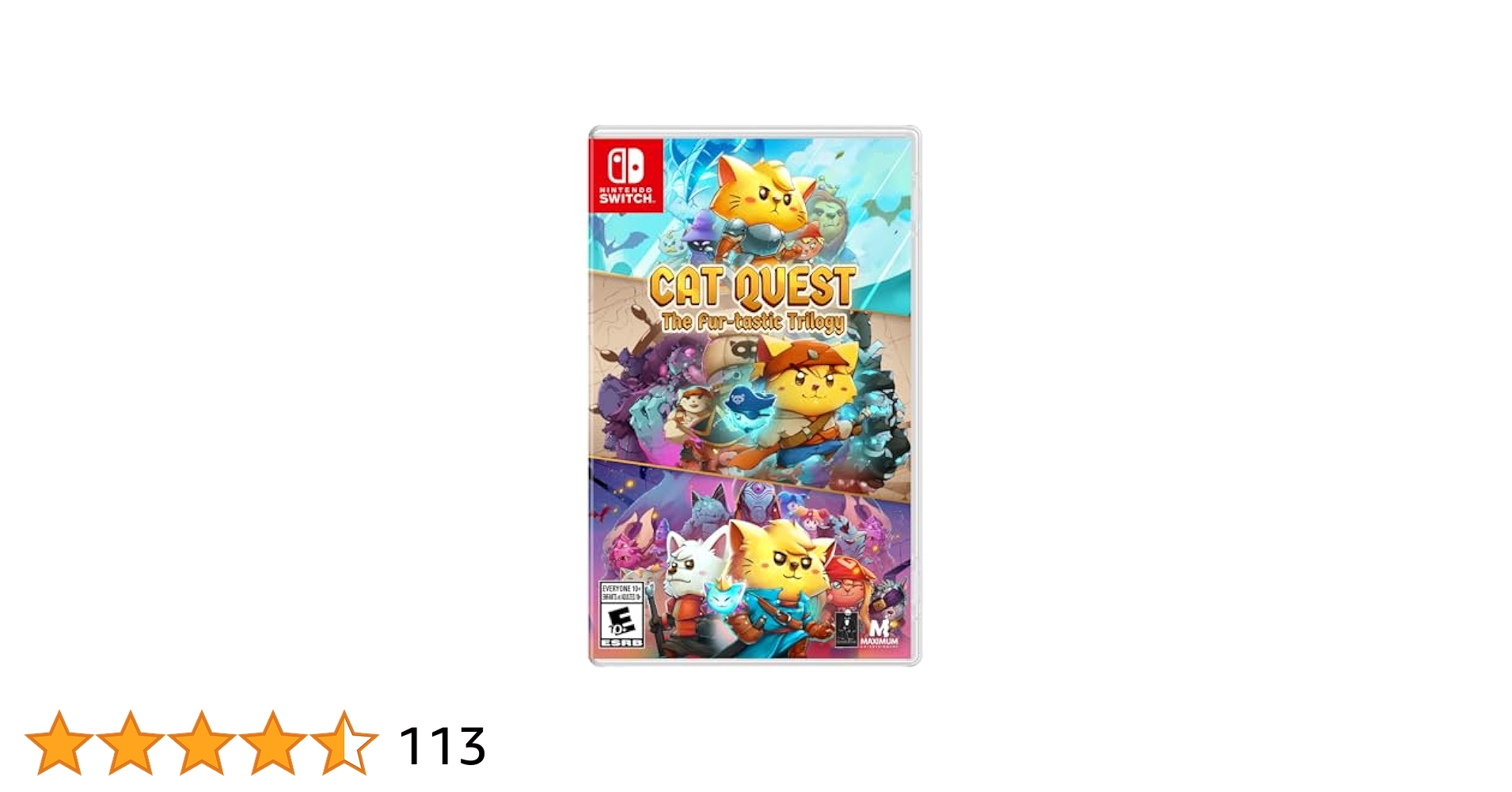キャットクエスト１＆２＆３ファータスティック・トリロジー 北米版 switch キャットクエスト1＆2＆3ファータスティック・トリロジー