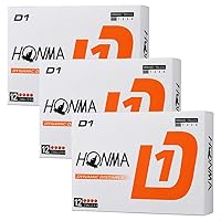 【新品】本間ゴルフ D1 2024モデル 3ダースBT2401 ×10セット Amazon.co.jp: 【3ダースセット】本間ゴルフ HONMA D1 ボール