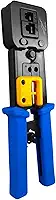 Alicate de crimpar Multi função FER0069 corta fio para conectores de passagem EZ Crimp RJ45 RJ12 RJ11