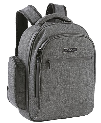 Koozam DJI Mavic 2 Drone Backpack, for Mavic 2 Pro and Mavic 2 Zoom Drones, IP67 Waterproof with Waterproof Zippers and Foam Hard Inlay, Black, Products (Grey)