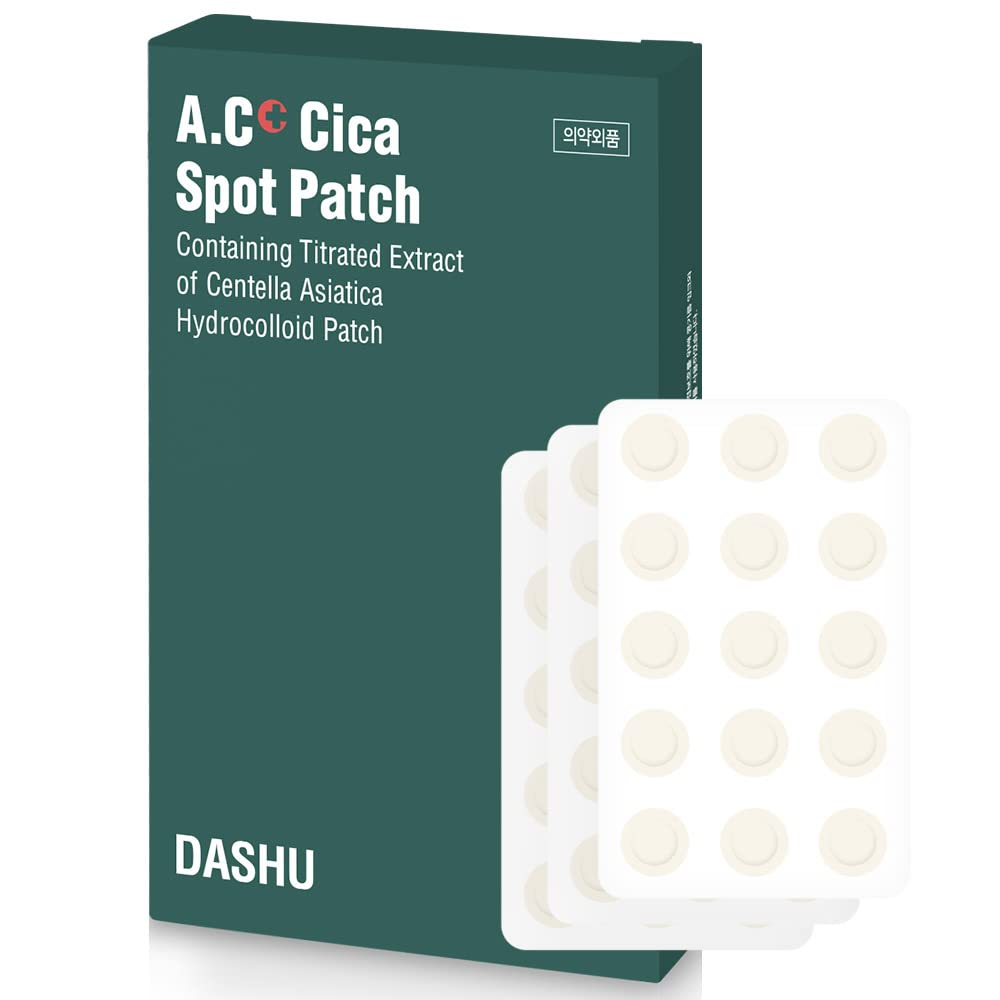 DASHU A.C Cica Spot Patch 51patches - Acne Pimple Absorbing Cover, Blemish, Spot Treatment