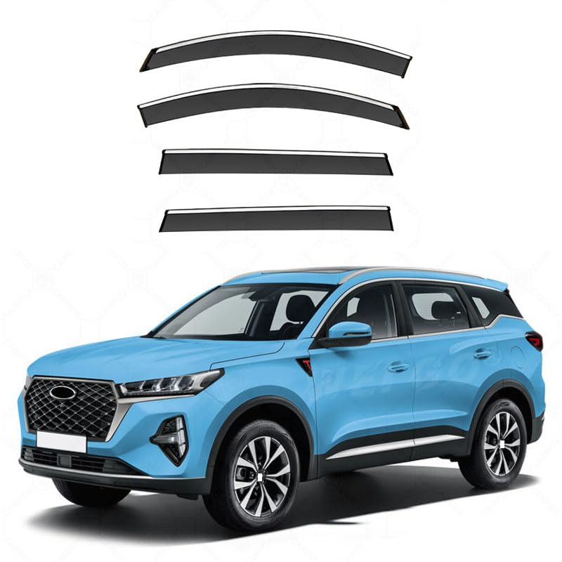 Déflecteurs de vent pour Chery Tiggo 7 Pro Max idéal pour ventiler l'habitacle en voyage familial