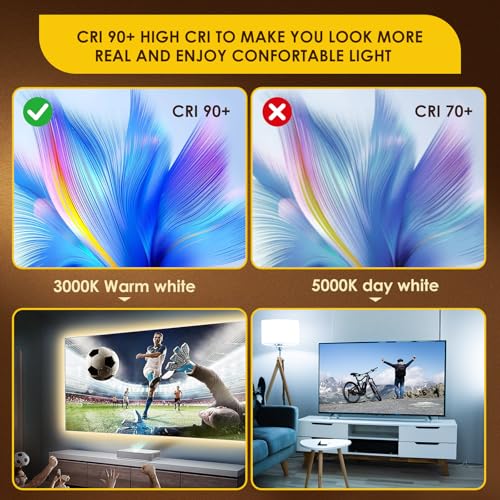 Tira de LED USB 6.56ft COB, Blanco cálido 3000K miniatura 7