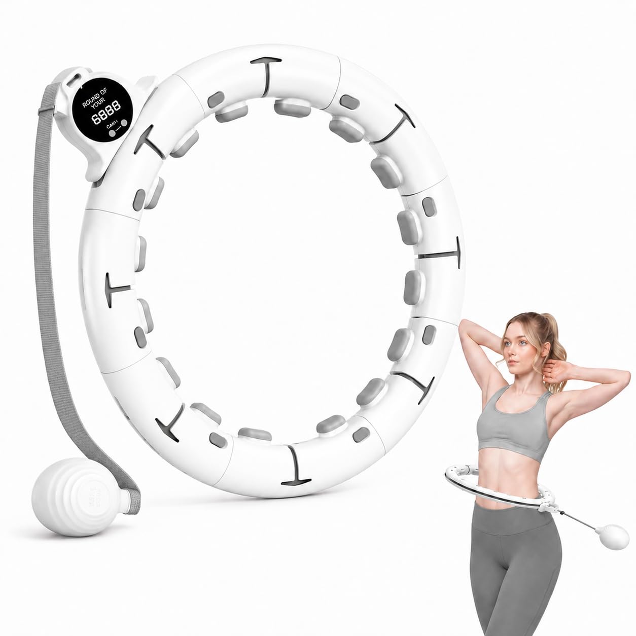 Amazon | Tosoky フラフープ ダイエット用 直径約65~110CM 大人・子供