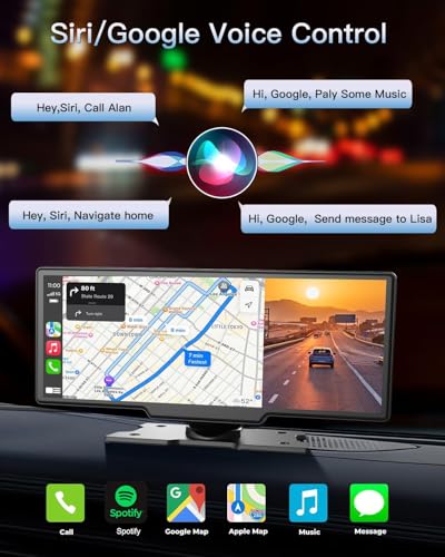 Image of Cason Upgraded Carplay /Car Android System Touch Screen 10-Inch Android Car Stereo Infotainment System IPS LED Display Screen with Smart Voice Control,BT for All Vehicle