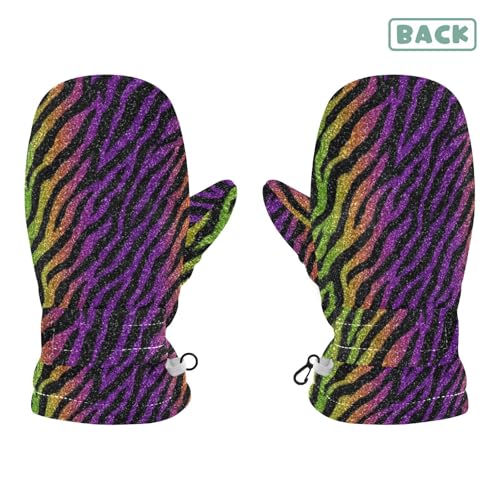 Image of Plaaee Early 1990s Pattern Kids Glove Warm Mitten Winter Favor for Toddler Boys and Girls Children Cold Weather Gloves