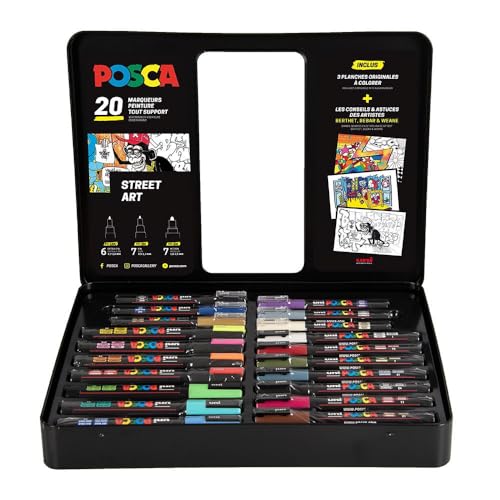 POSCA Street Art Marker, 20 Stück