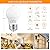 MorningLight A15 LED Bulb, 60Watt Equivalent, 3000K Soft White, 6.5W 600 Lumens, E26 Base, Non-Dimmable, ETL Listed, A15 6.5W LED Bulb for Ceiling Fan, Modern & Rustic Lighting Fixtures, 6-Pack