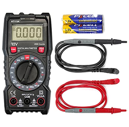 Image of VViViD REV Digital Multimeter (2000 Counts) AC /DC Electric Battery and Live Wire Tester